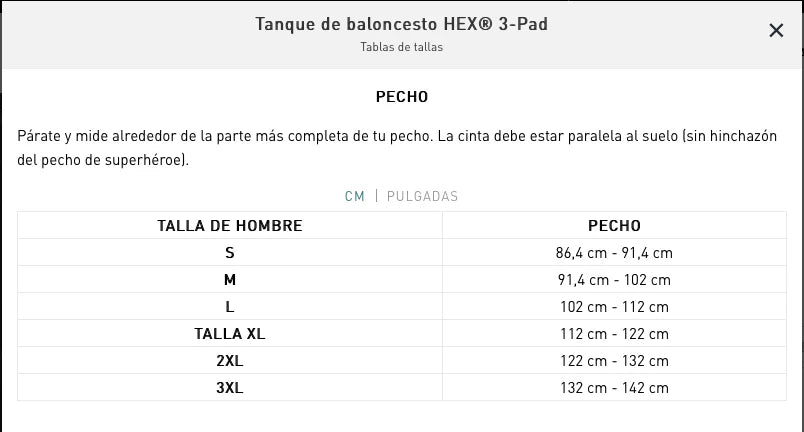 Musculosa Compresión HEX PAD MD20220