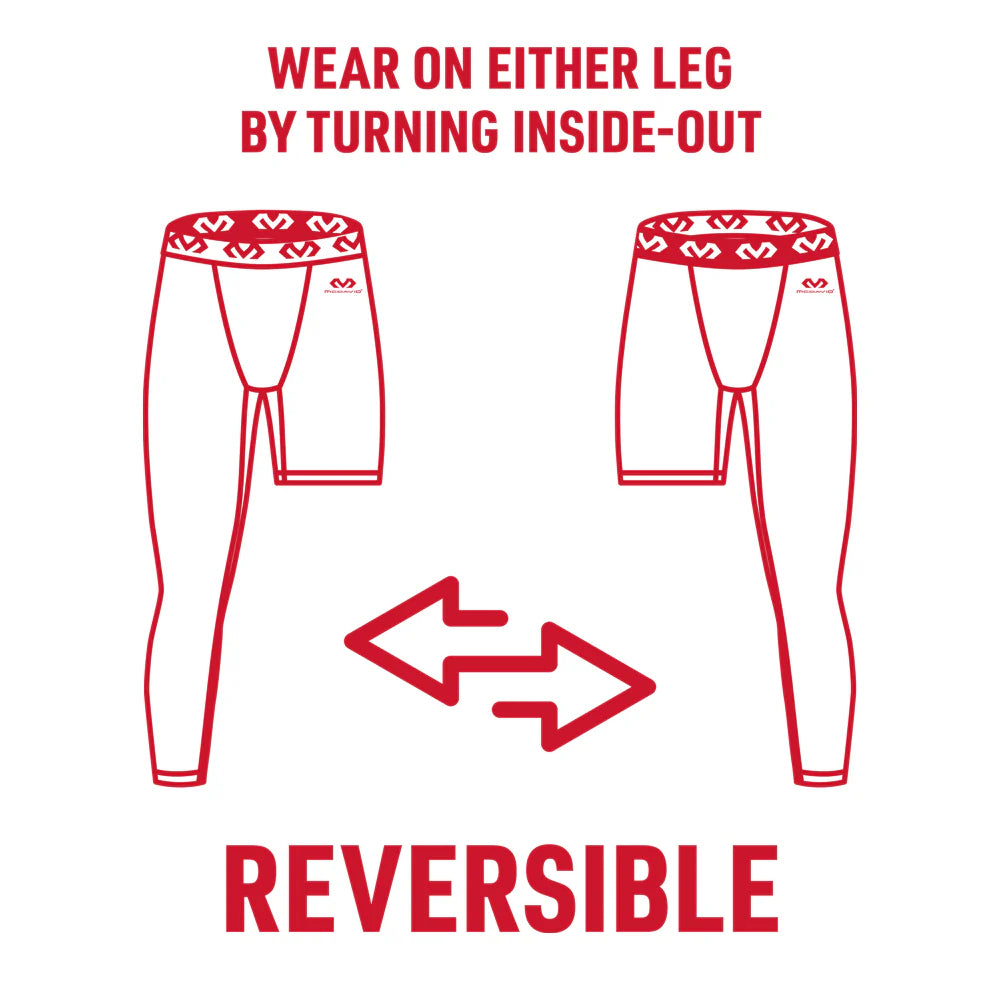 Calza de compresión reversibles con una sola pierna