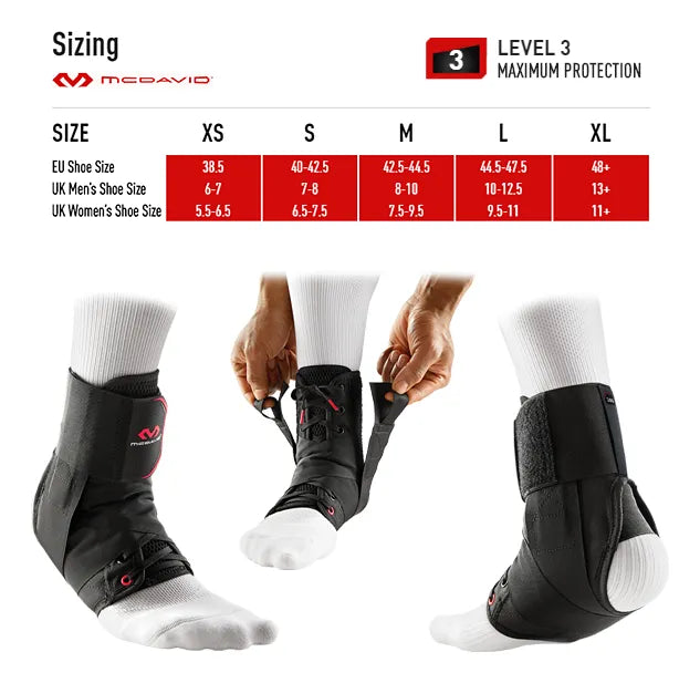 Tobilleras LEVEL 3 MD195 MAXIMA SEGURIDAD (2 UNIDADES)